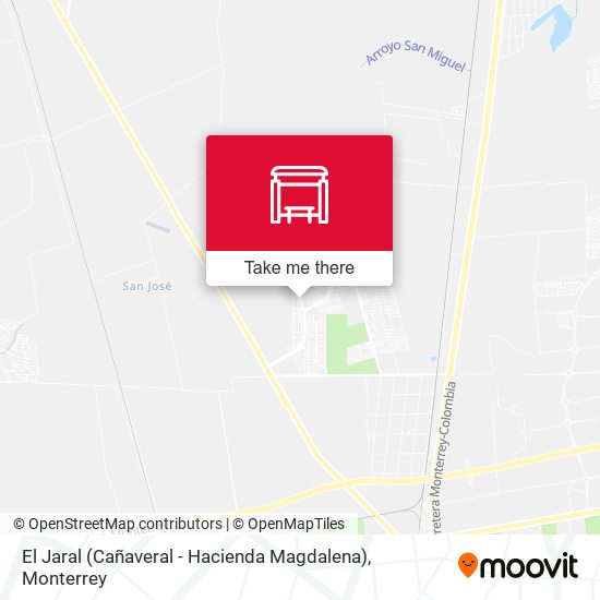 El Jaral (Cañaveral - Hacienda Magdalena) map