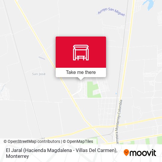 El Jaral (Hacienda Magdalena - Villas Del Carmen) map