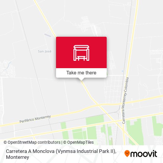 Carretera A Monclova (Vynmsa Industrial Park II) map