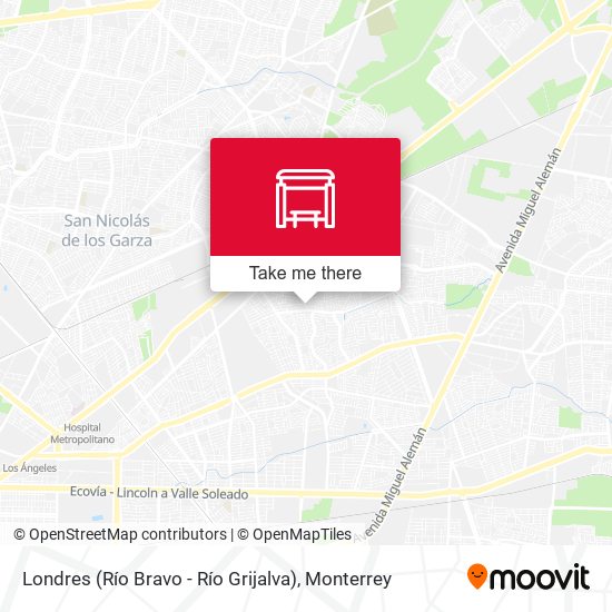 Londres (Río Bravo - Río Grijalva) map