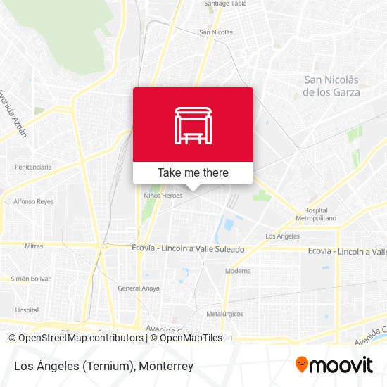 Los Ángeles (Ternium) map