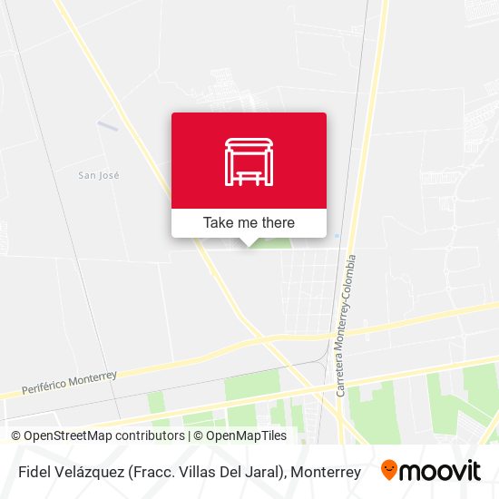 Fidel Velázquez (Fracc. Villas Del Jaral) map