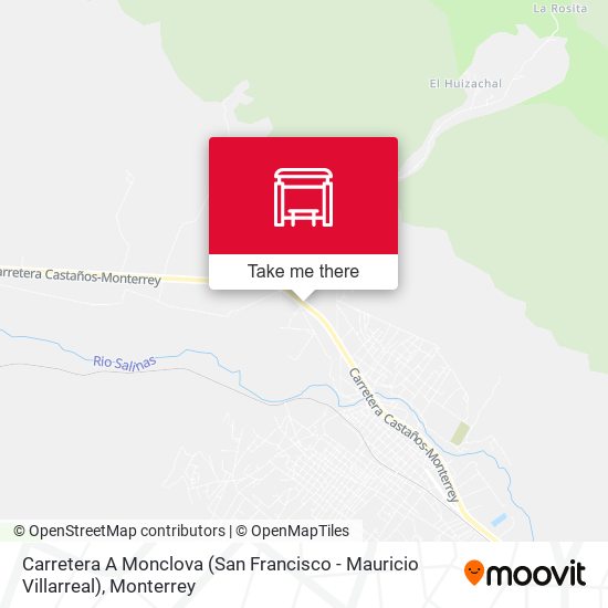 Carretera A Monclova (San Francisco - Mauricio Villarreal) map