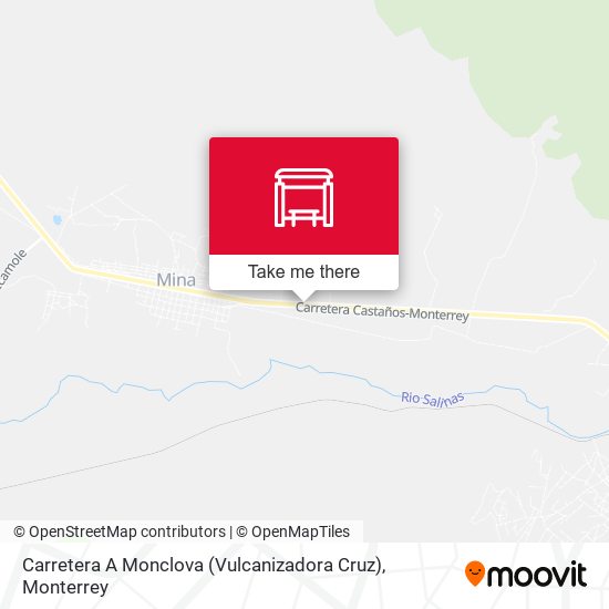 Carretera A Monclova (Vulcanizadora Cruz) map