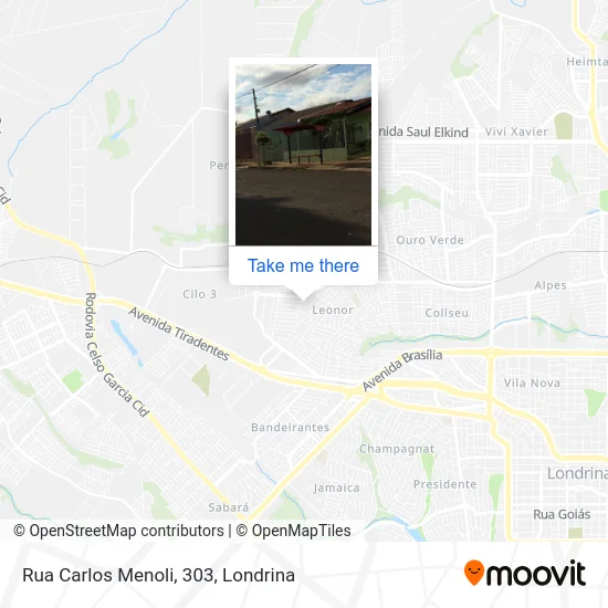 Rua Carlos Menoli, 303 map