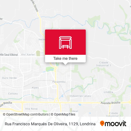 Rua Francisco Marquês De Oliveira, 1129 map