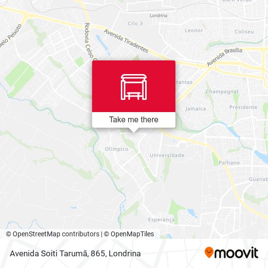 Avenida Soiti Tarumã, 865 map