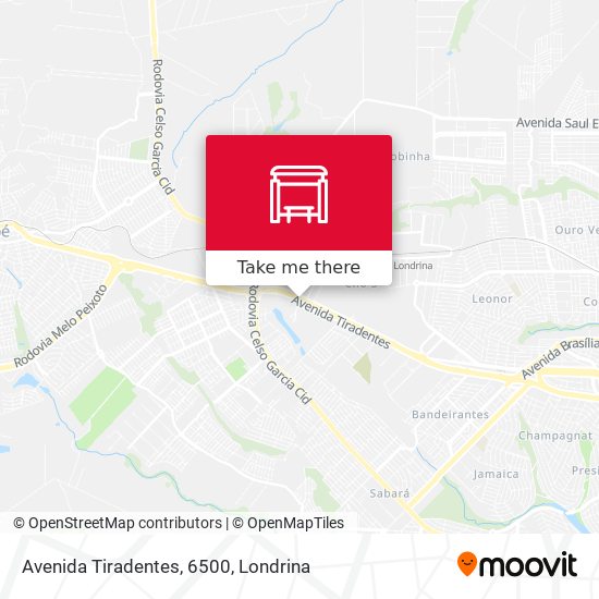 Avenida Tiradentes, 6500 map