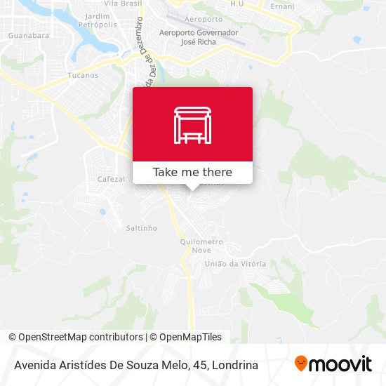 Avenida Aristídes De Souza Melo, 45 map