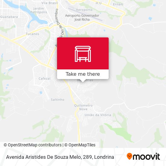 Avenida Aristídes De Souza Melo, 289 map