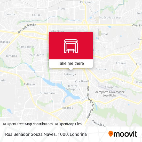 Rua Senador Souza Naves, 1000 map