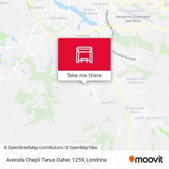 Avenida Chepli Tanus Daher, 1259 map