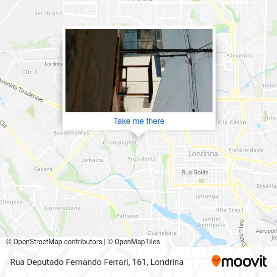 Rua Deputado Fernando Ferrari, 161 map