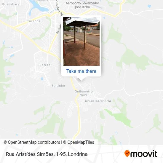 Rua Aristídes Simões, 1-95 map