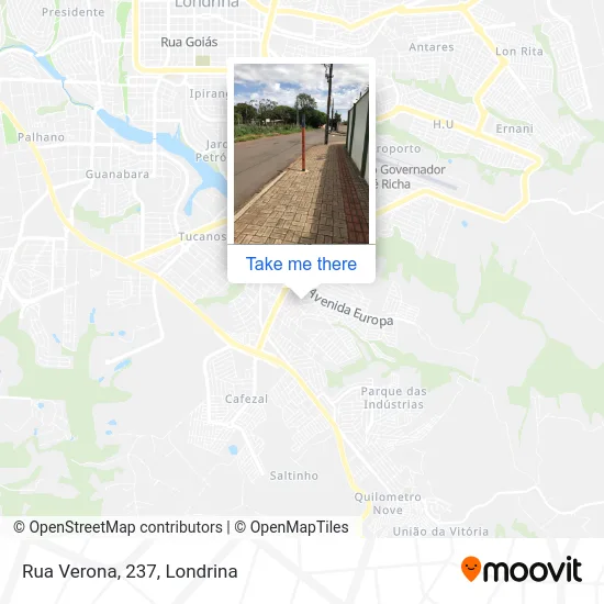 Rua Verona, 237 map