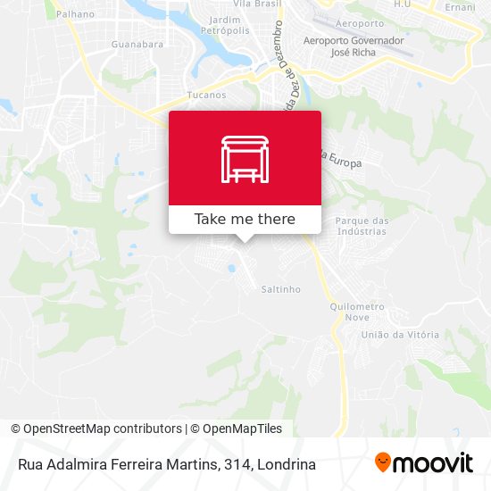 Rua Adalmira Ferreira Martins, 314 map