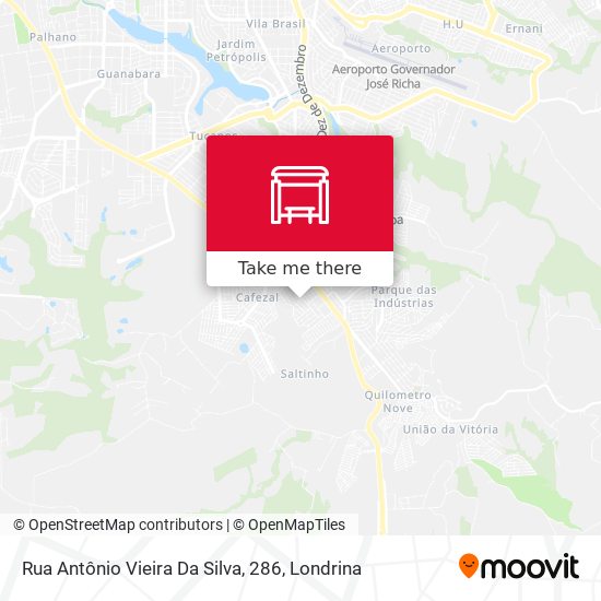 Rua Antônio Vieira Da Silva, 286 map
