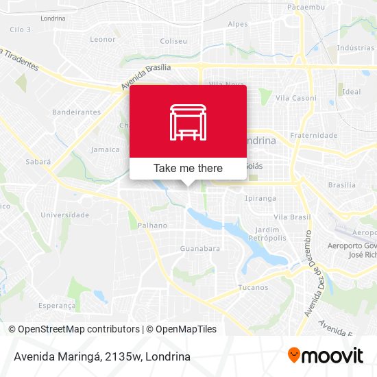 Avenida Maringá, 2135w map