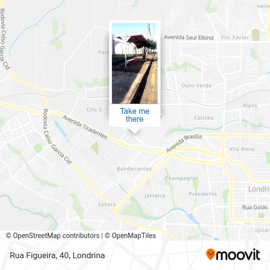 Rua Figueira, 40 map