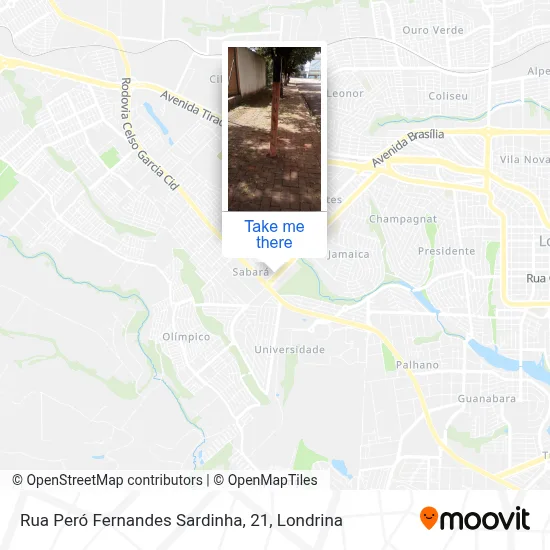 Rua Peró Fernandes Sardinha, 21 map