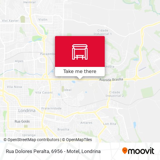 Rua Dolores Peralta, 6956 - Motel map