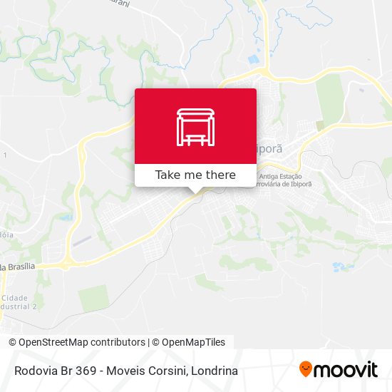 Rodovia Br 369 - Moveis Corsini map