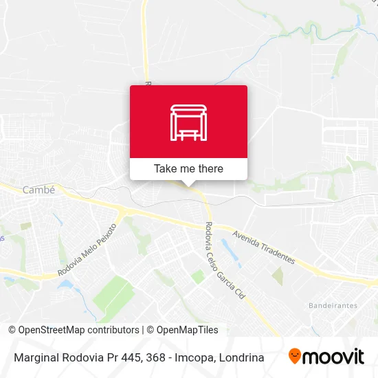 Marginal Rodovia Pr 445, 368 - Imcopa map