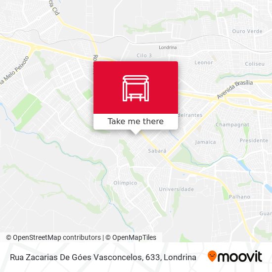 Rua Zacarias De Góes Vasconcelos, 633 map