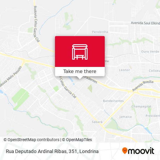 Rua Deputado Ardinal Ribas, 351 map