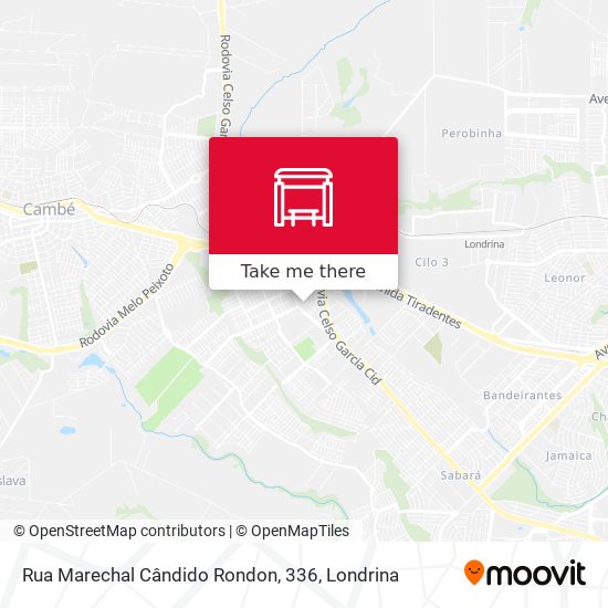 Rua Marechal Cândido Rondon, 336 map