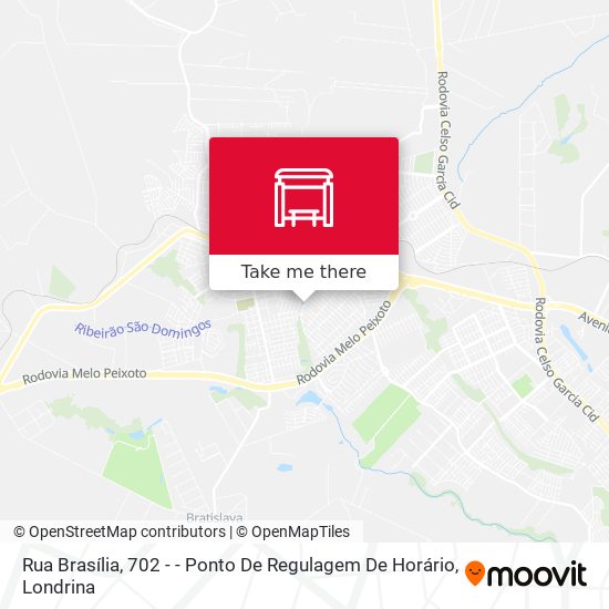 Rua Brasília, 702 - - Ponto De Regulagem De Horário map