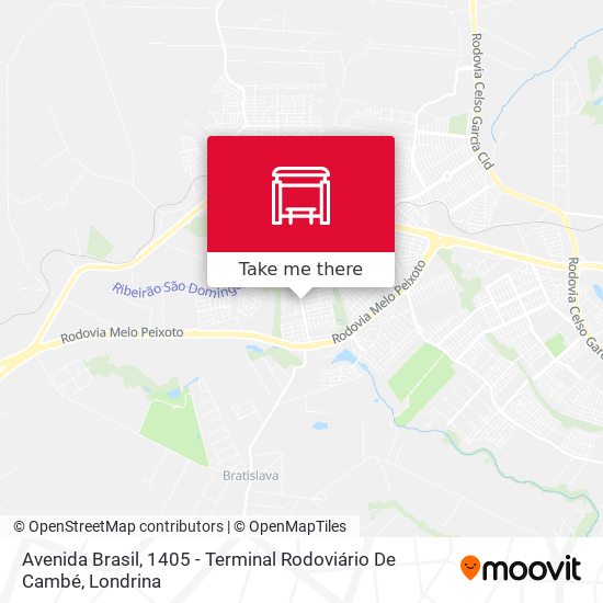Avenida Brasil, 1405 - Terminal Rodoviário De Cambé map