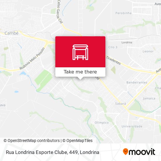 Rua Londrina Esporte Clube, 449 map