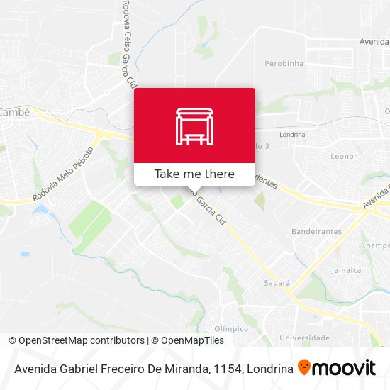 Avenida Gabriel Freceiro De Miranda, 1154 map