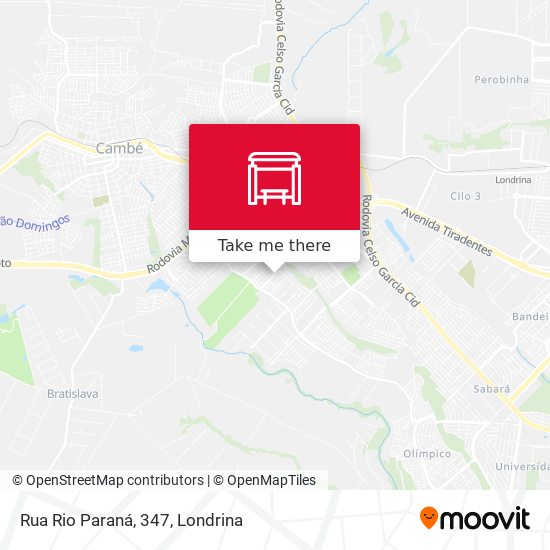 Rua Rio Paraná, 347 map