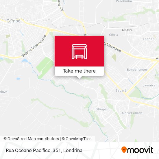 Rua Oceano Pacífico, 351 map