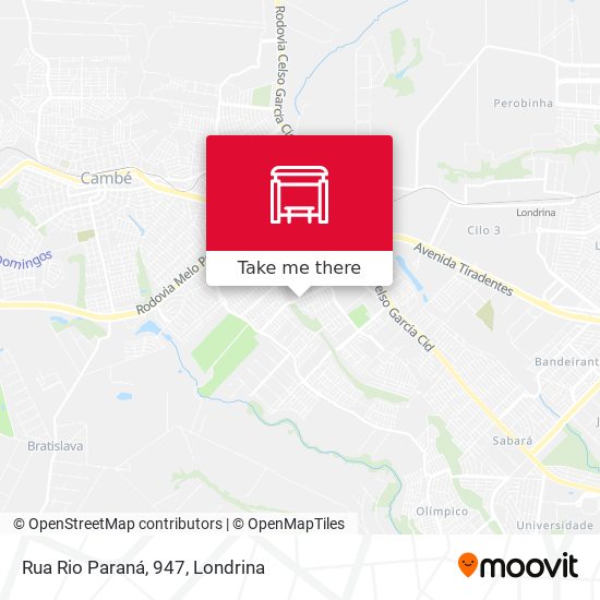 Rua Rio Paraná, 947 map