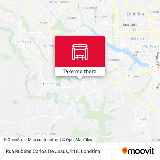 Rua Rubéns Carlos De Jesus, 218 map