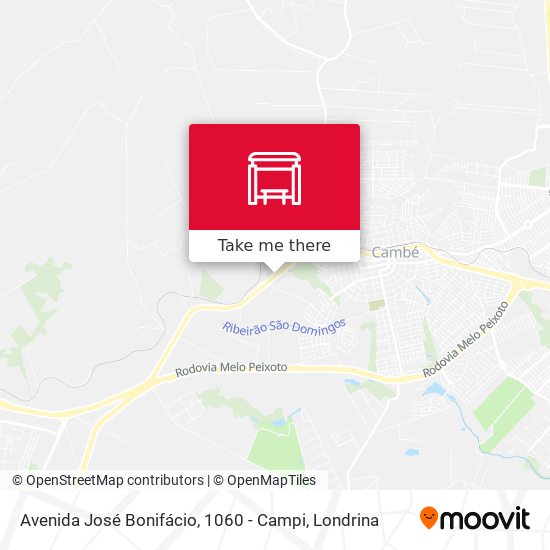 Avenida José Bonifácio, 1060 - Campi map