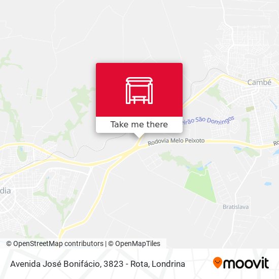 Avenida José Bonifácio, 3823 - Rota map