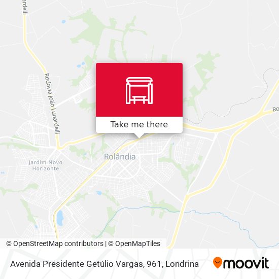 Avenida Presidente Getúlio Vargas, 961 map