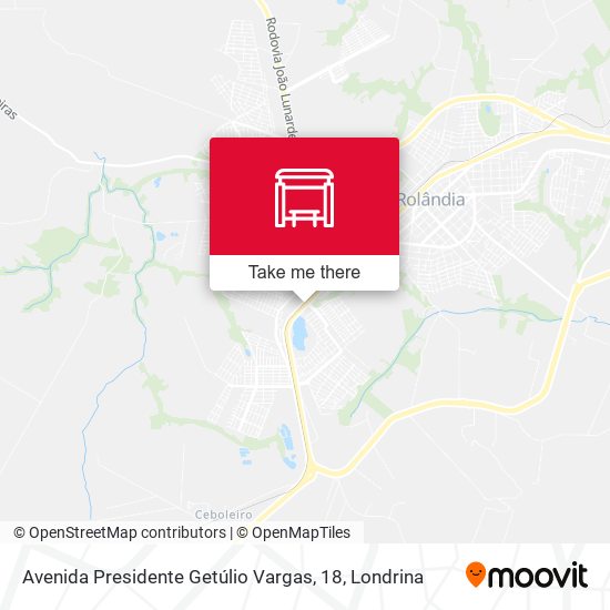 Avenida Presidente Getúlio Vargas, 18 map