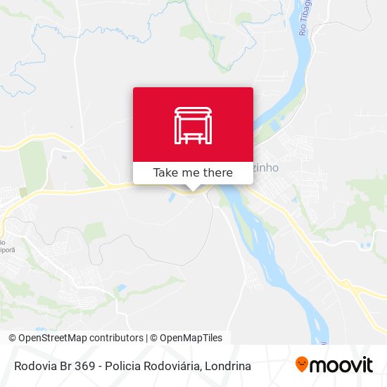 Rodovia Br 369 - Policia Rodoviária map