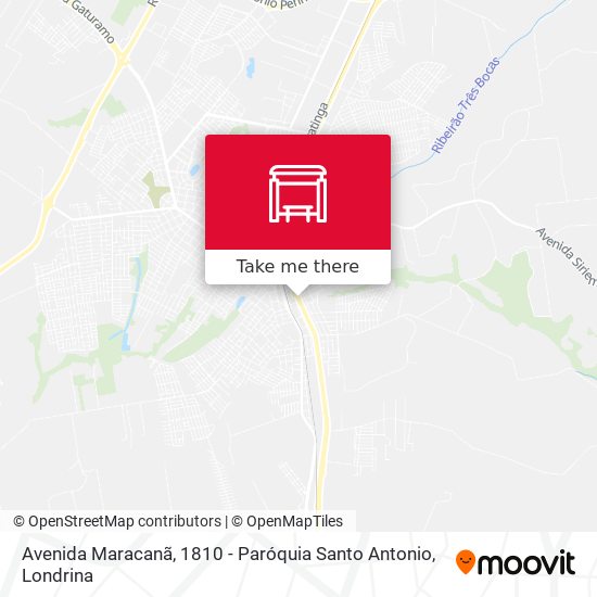 Avenida Maracanã, 1810 - Paróquia Santo Antonio map