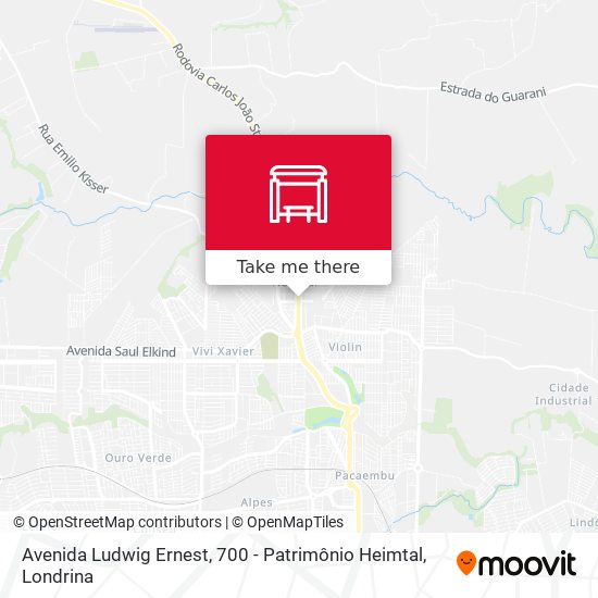 Avenida Ludwig Ernest, 700 - Patrimônio Heimtal map