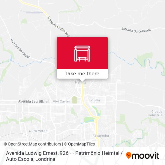 Avenida Ludwig Ernest, 926 -  - Patrimônio Heimtal / Auto Escola map