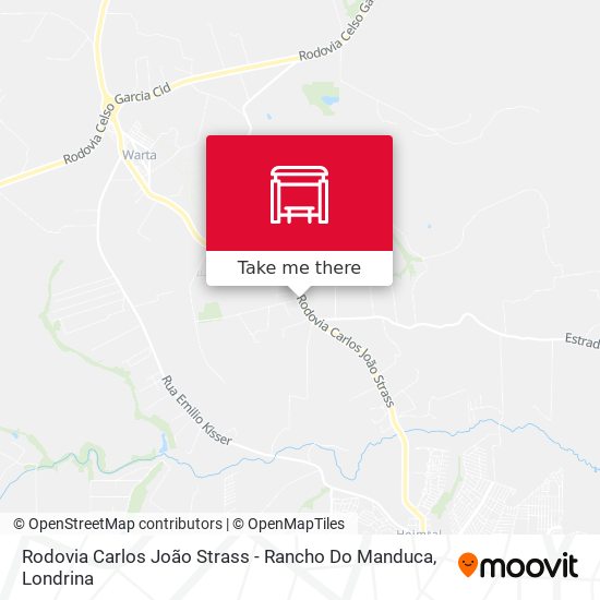Rodovia Carlos João Strass - Rancho Do Manduca map