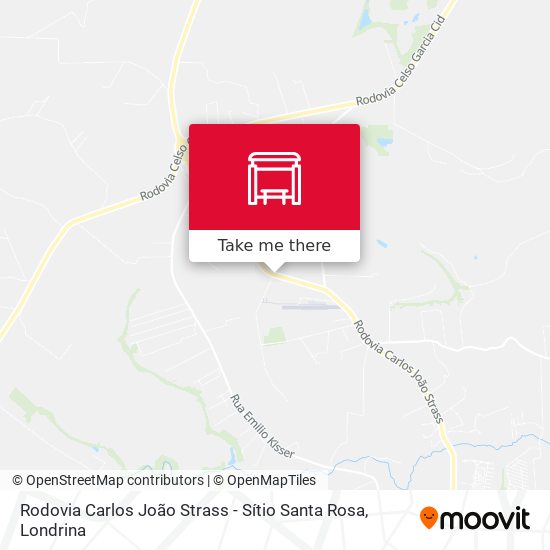 Rodovia Carlos João Strass - Sítio Santa Rosa map