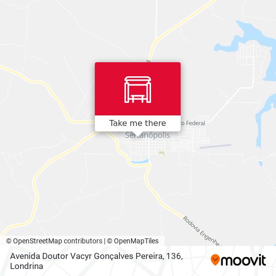 Avenida Doutor Vacyr Gonçalves Pereira, 136 map