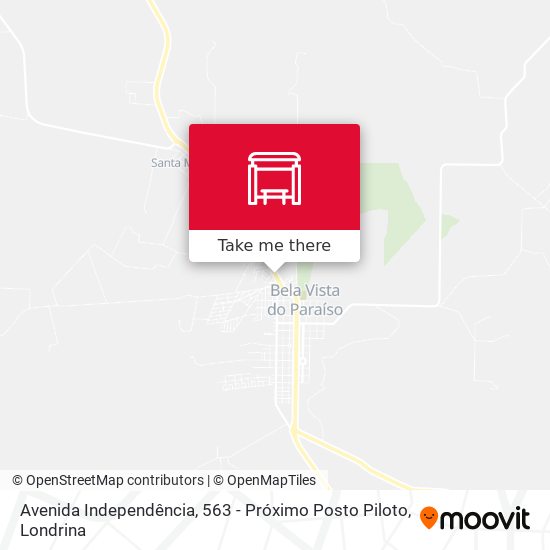 Avenida Independência, 563 - Próximo Posto Piloto map